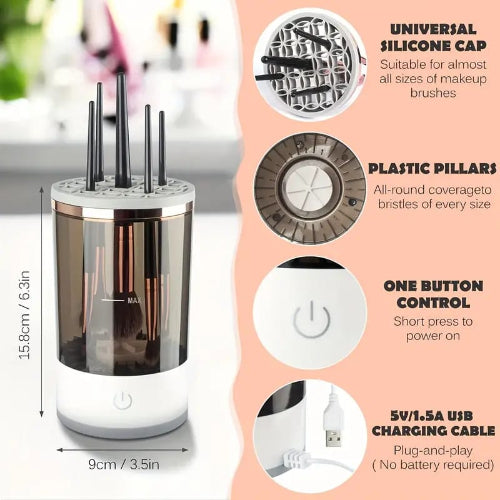 Limpiador Eléctrico De Brochas