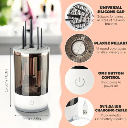 Limpiador Eléctrico De Brochas